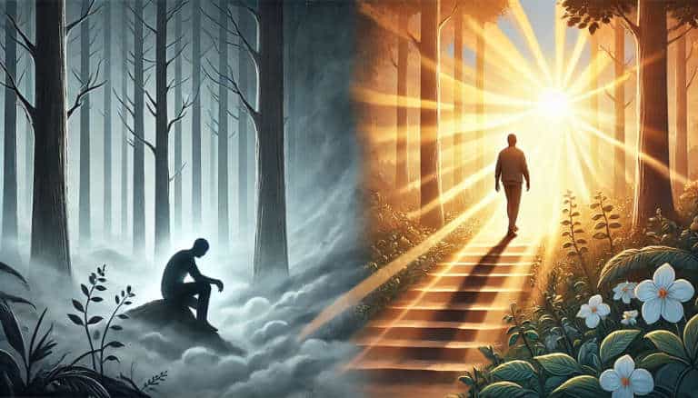 Hypnotherapy for anxiety helps to move to the light Hypnotherapy for anxiety helps to move to the light